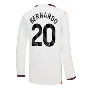 Manchester City Bernardo Silva #20 Udebanetrøje 2023-24 Lange ærmer